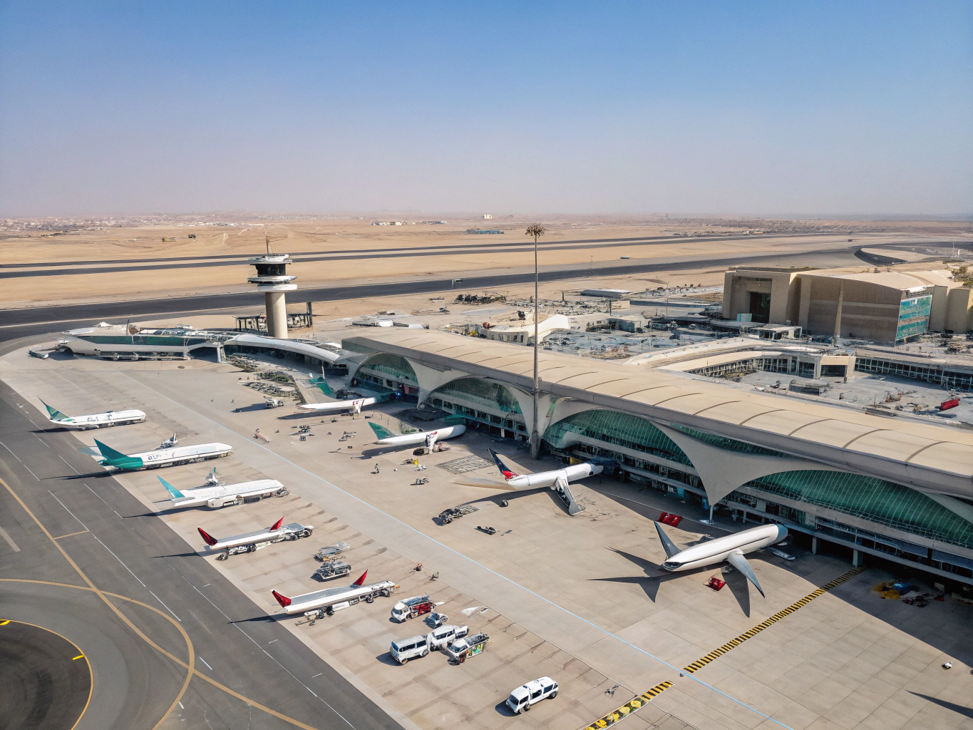 صالة المسافرين بالمطار الدولي